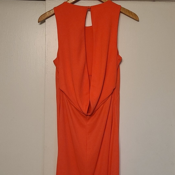 CORAL BODY CON DRESS - Picture 2 of 3